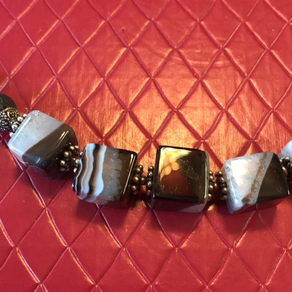 Vintage beaded necklace. Made by Artist. - Picture 2 of 5